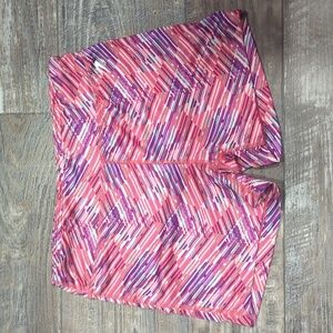 $3/20 ENERGY ZONE girls Gymnastics/Gymnast shorts Coral/Purple/White szL (10-12)